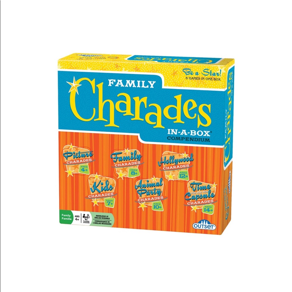 Charades Party Game - Family Charades-in-a-Box‎